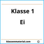 Arbeitsblatt Ei 1. Klasse