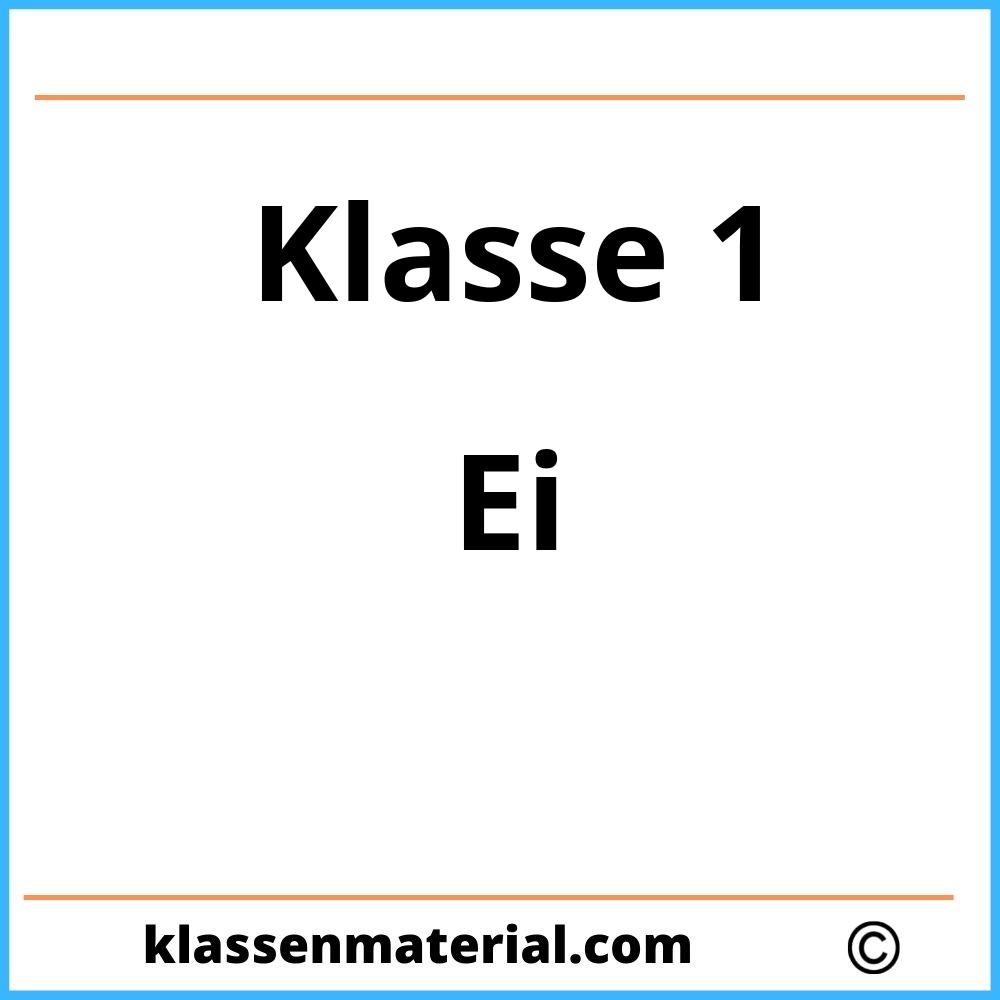 Arbeitsblatt Ei 1. Klasse