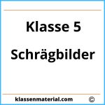 Arbeitsblatt Schrägbilder 5. Klasse