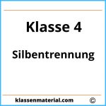 Arbeitsblätter Silbentrennung 4. Klasse