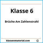 Brüche Am Zahlenstrahl Klasse 6 Mit Lösungen