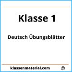 Deutsch 1. Klasse Übungsblätter