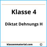 Diktat 4 Klasse Dehnungs H