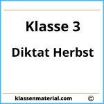 Diktat Herbst 3. Klasse