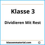 Dividieren Mit Rest 3. Klasse