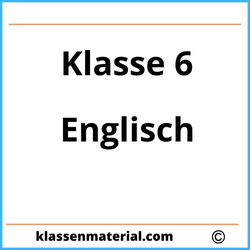 Englisch Arbeitsblätter Klasse 6 Zum Ausdrucken