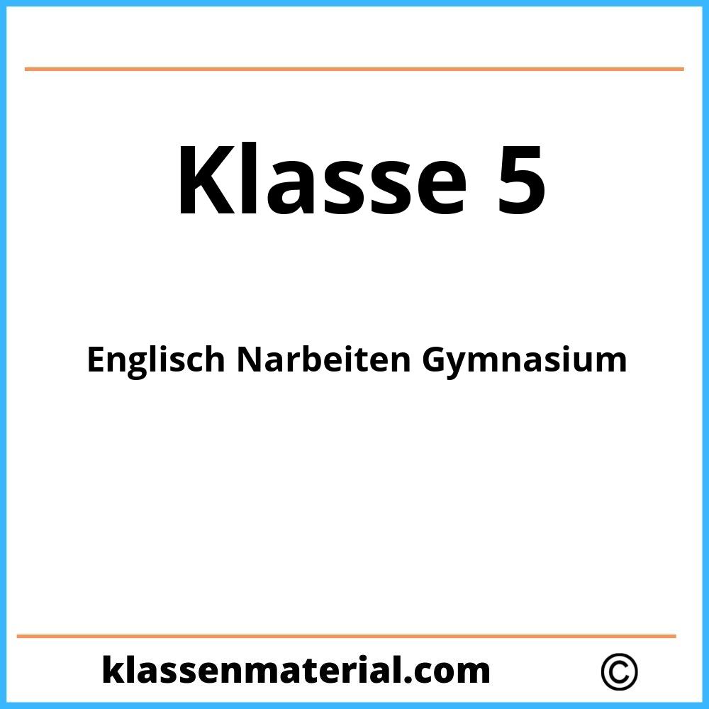 Englisch Klassenarbeiten Klasse 5 Gymnasium