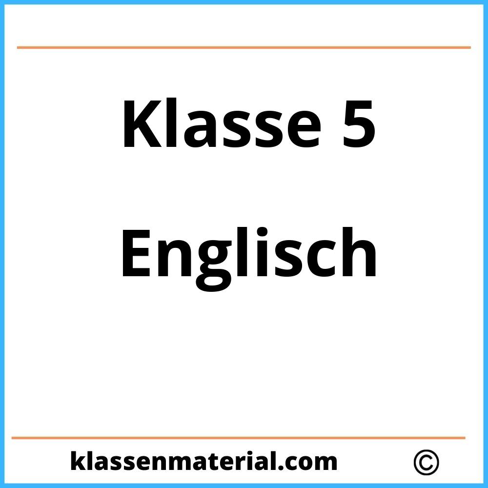 Englisch Übungen Klasse 5 Zum Ausdrucken