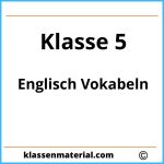 Englisch Vokabeln 5. Klasse Zum Ausdrucken