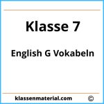 English G 21 Vokabeln Klasse 7