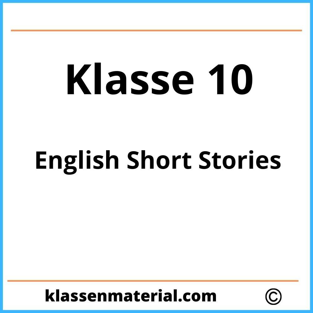 English Short Stories Klasse 10