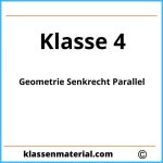 Geometrie 4 Klasse Senkrecht Parallel Arbeitsblätter