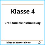 Groß Und Kleinschreibung 4 Klasse