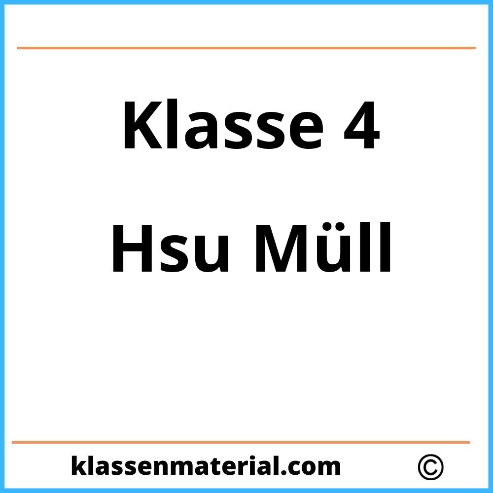 Hsu 4. Klasse Müll