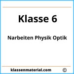 Klassenarbeiten Physik Klasse 6 Optik