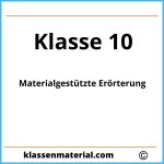 Materialgestützte Erörterung 10. Klasse