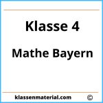 Mathe 4. Klasse Bayern