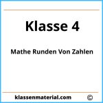 Mathe 4 Klasse Runden Von Zahlen