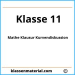 Mathe Klausur Klasse 11 Kurvendiskussion