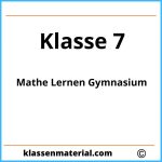 Mathe Lernen 7 Klasse Gymnasium