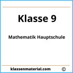 Mathematik 9. Klasse Hauptschule