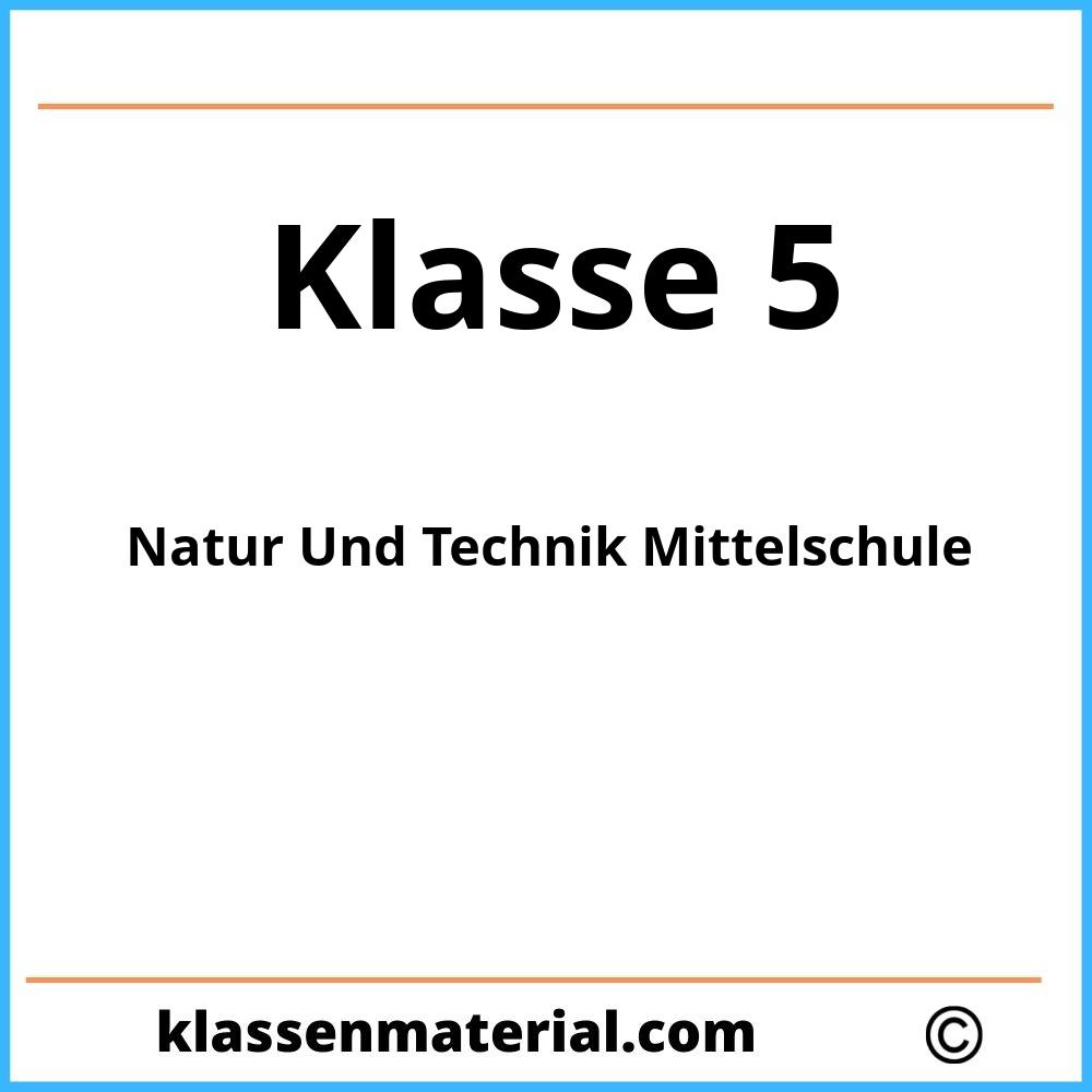 Natur Und Technik 5. Klasse Mittelschule