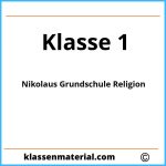 Nikolaus Grundschule Religion Klasse 1