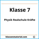 Physik 7 Klasse Realschule Kräfte