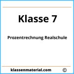 Prozentrechnung 7. Klasse Realschule