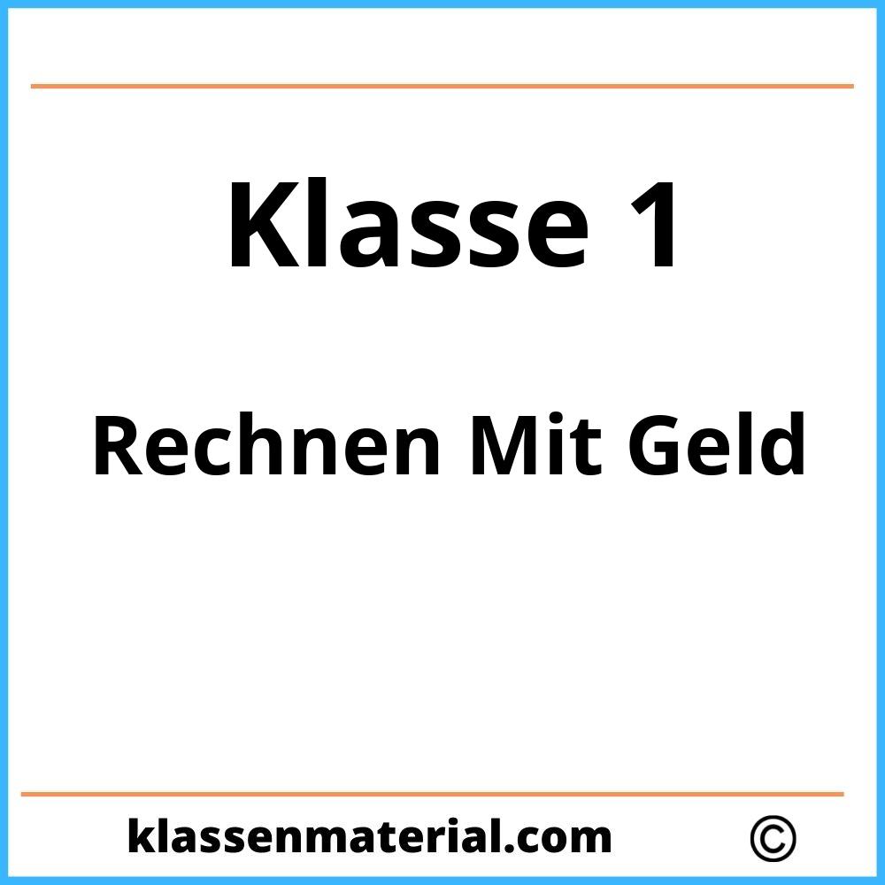 Rechnen Mit Geld Klasse 1