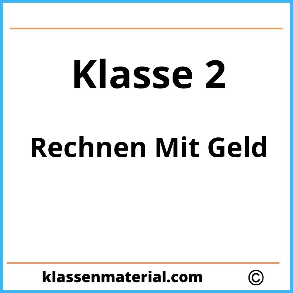 Rechnen Mit Geld Klasse 2