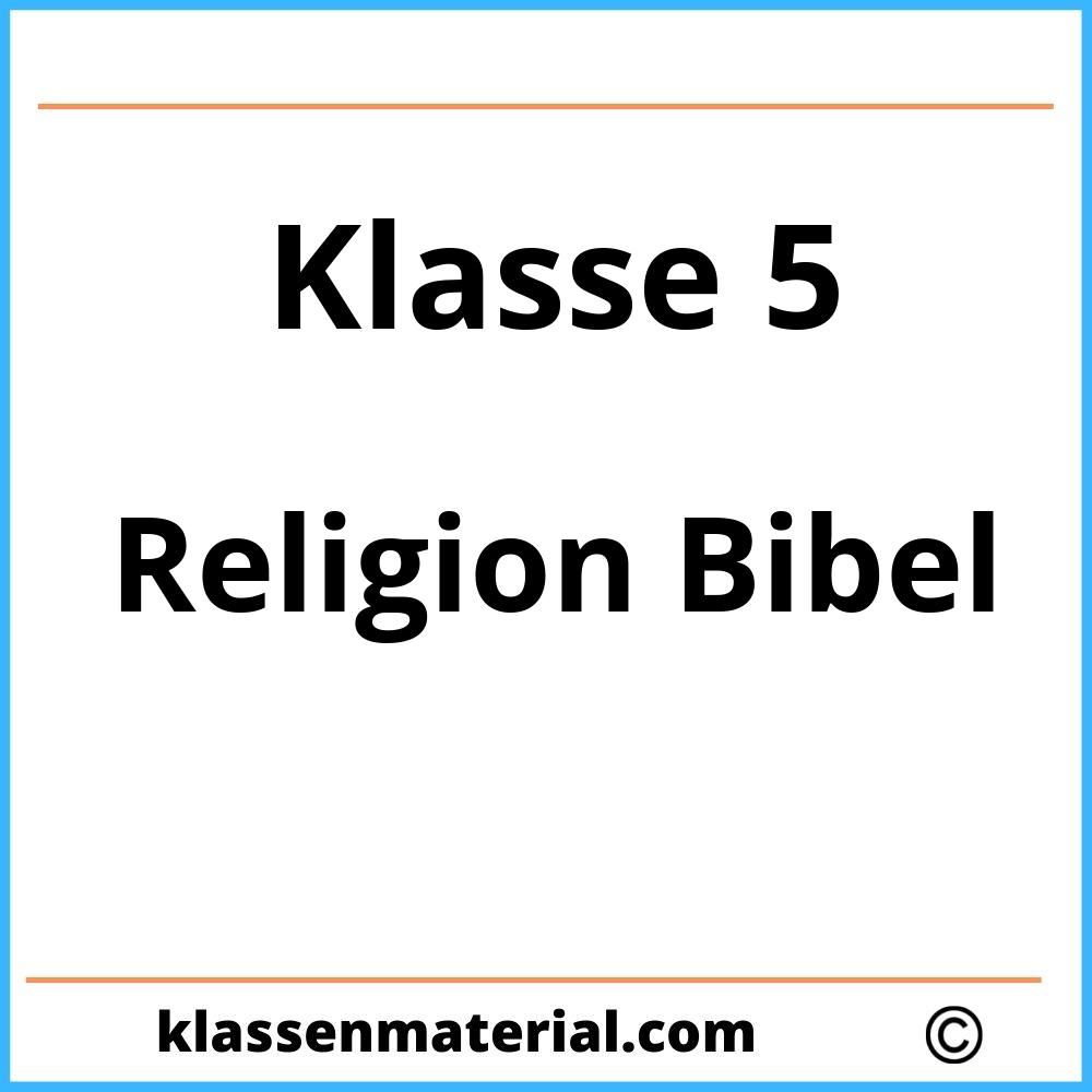 Religion Klasse 5 Arbeitsblätter Bibel