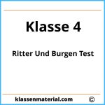 Ritter Und Burgen Test Klasse 4