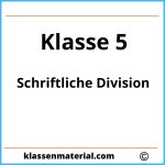 Schriftliche Division Arbeitsblätter Klasse 5 Mit Lösungen