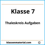 Thaleskreis Aufgaben Klasse 7 Pdf