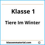 Tiere Im Winter Klasse 1