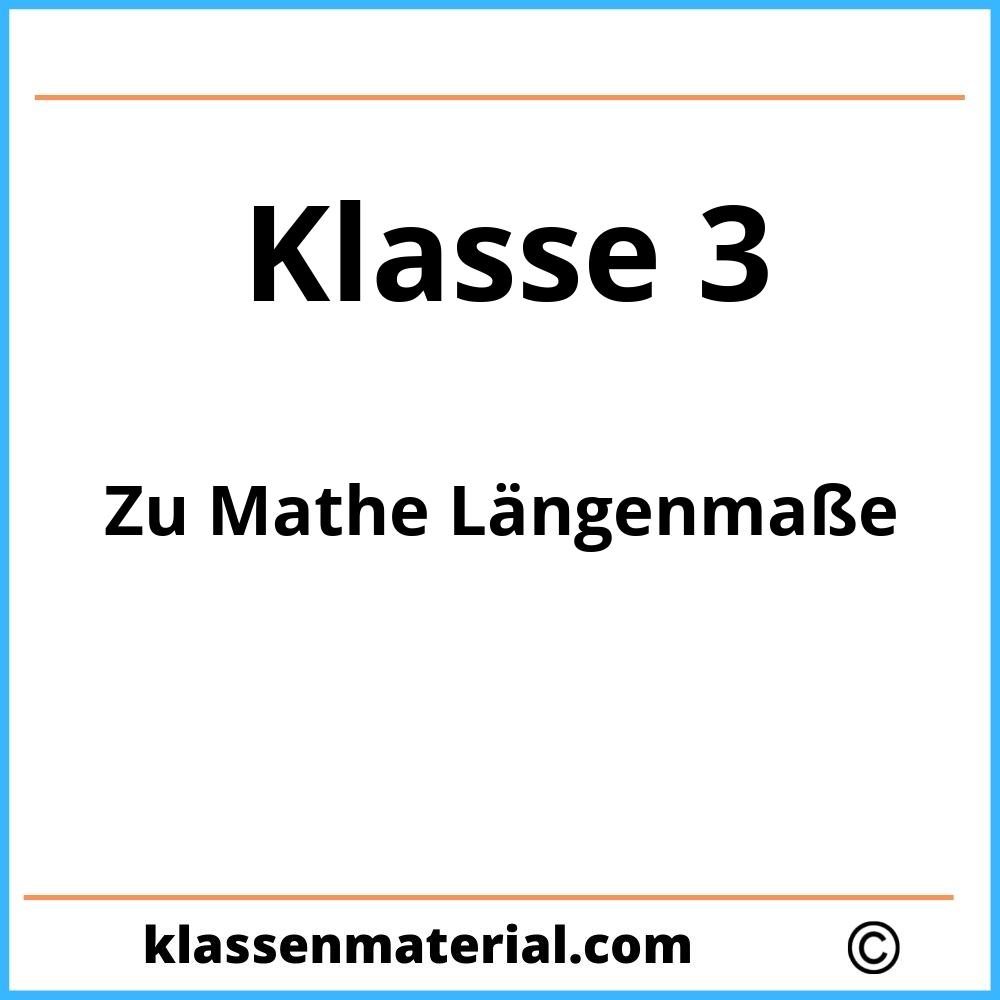 Übungen Zu Mathe 3 Klasse Längenmaße