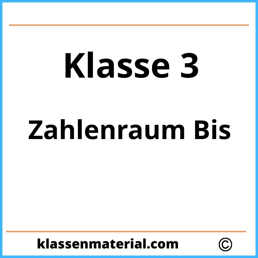 Zahlenraum Bis 1000 3. Klasse