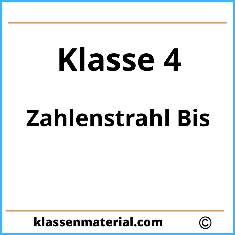 Zahlenstrahl Bis 10000 Klasse 4